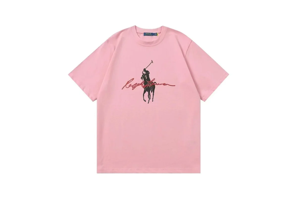 Polo Ralph Lauren Polo Ralph Lauren Classic Logo Pink T-Shirt Pink - 1