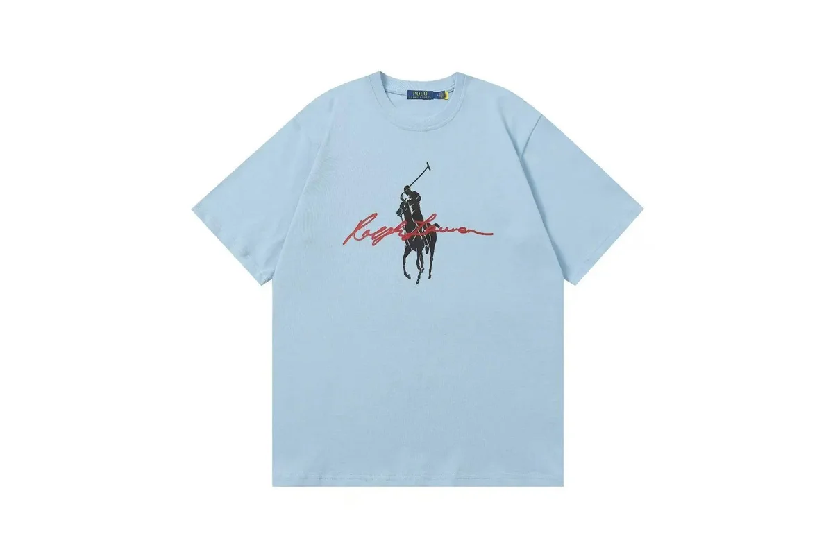 Polo Ralph Lauren Ralph Lauren Polo Pony Light Blue T-Shirt Blue - 1