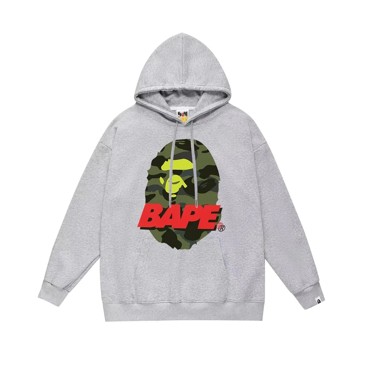 A Bathing Ape A Bathing Ape BAPE STA ABC Camo Grey Hoodie Grey - 1