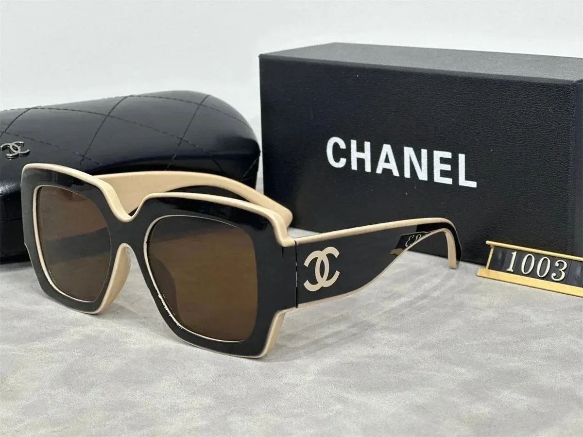 Chanel Classic Flap černo-béžové sluneční brýle