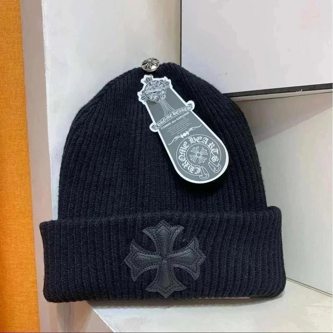 Chrome Hearts Chrome Hearts Cross Beanie Black Headwear Black - 1