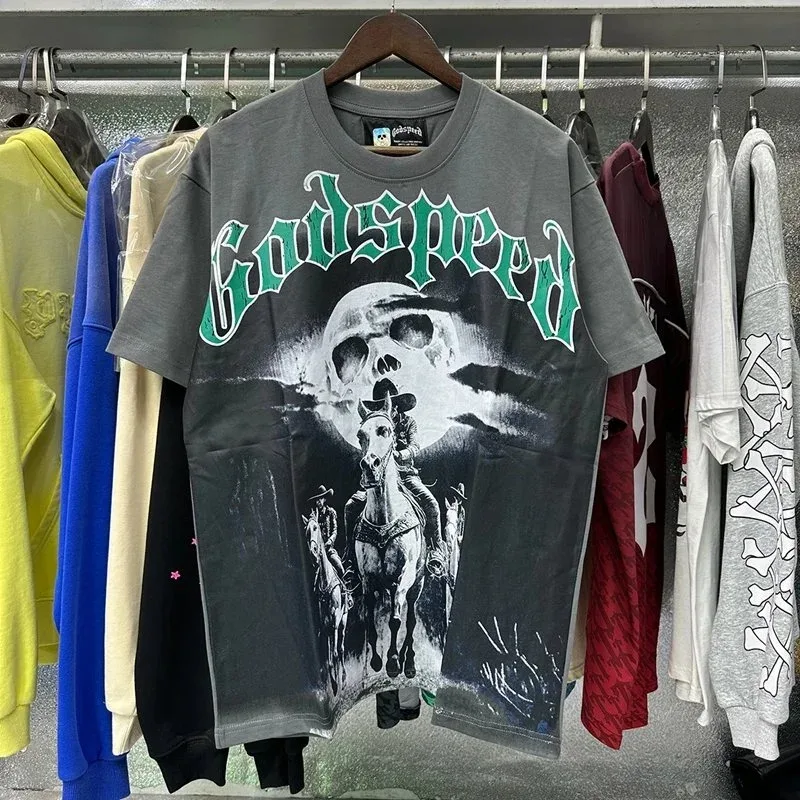 Godspeed Godspeed 7001 Grey Graphic T-Shirt Grey - 1