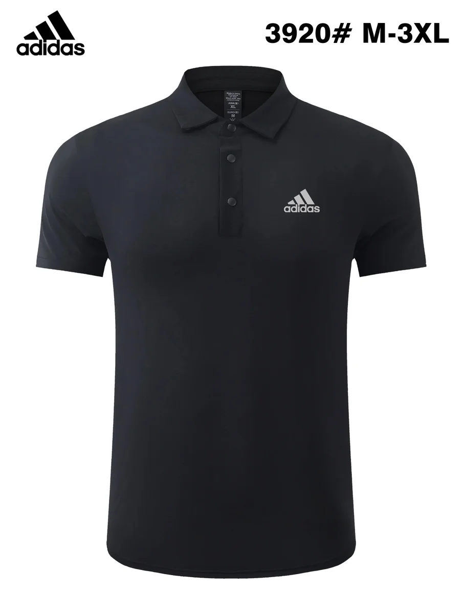 Adidas Adidas 3920 Black Polo Shirt Black - 1