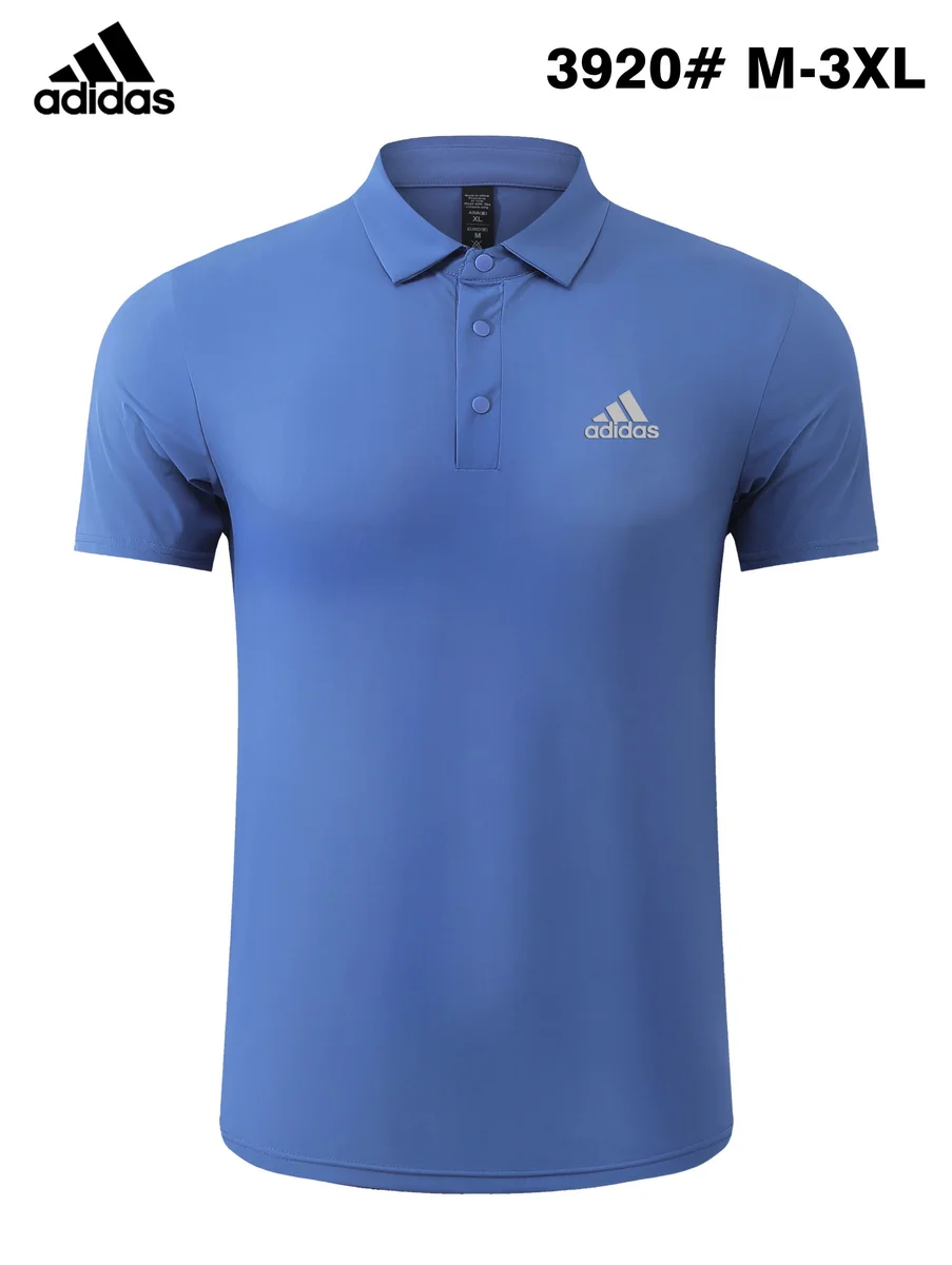 Adidas Adidas 3920 Blue Polo Shirt Men Blue - 1
