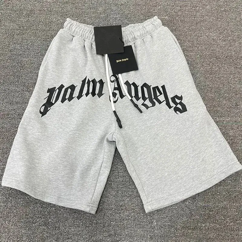 Palm Angels Palm Angels Palm Track Grey Shorts Grey - 1