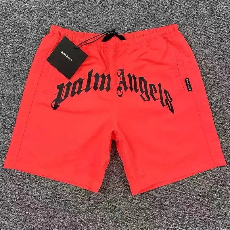 Palm Angels Palm Angels Track Racing Shorts Coral Red - 1