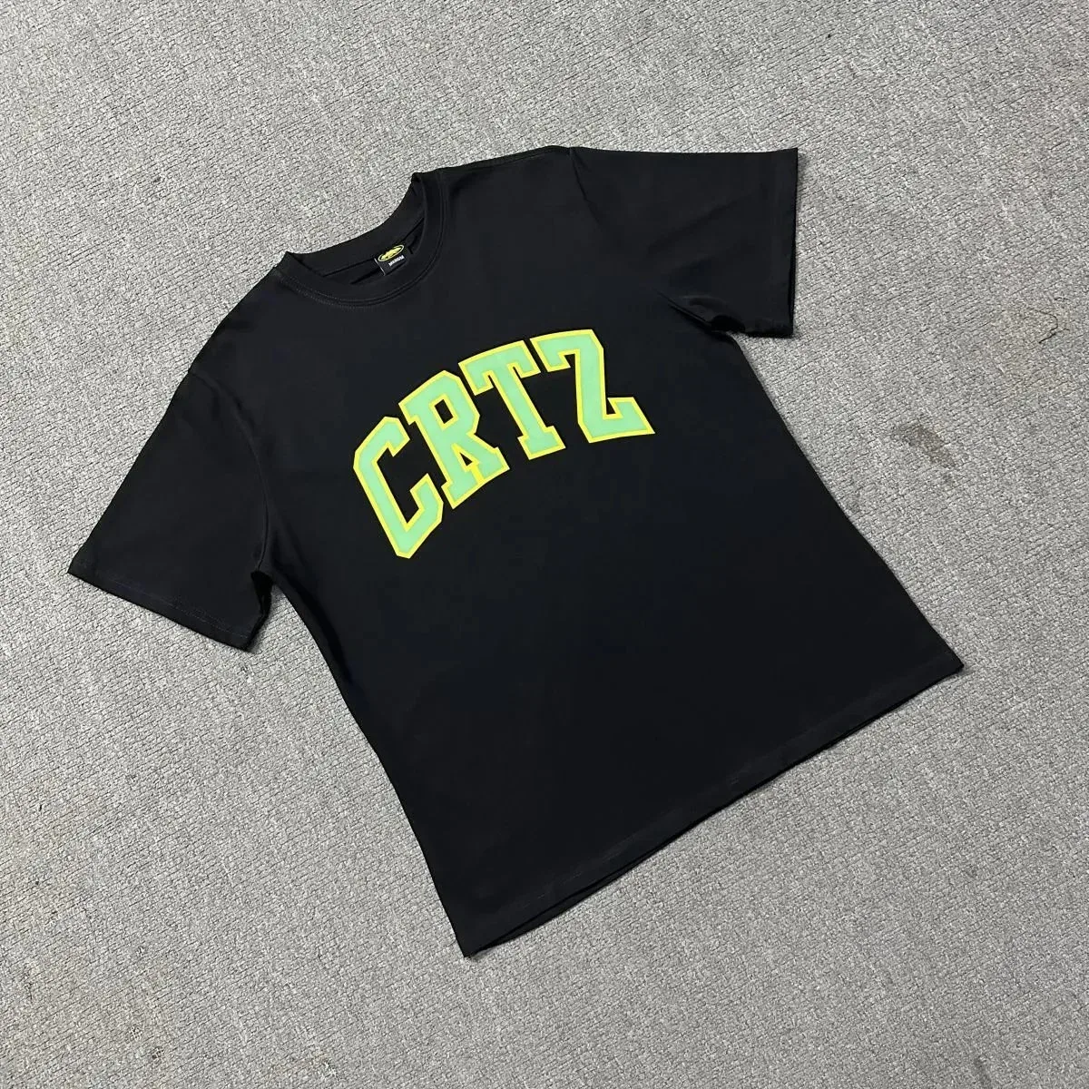 Other Black CRTZ Logo T-Shirt 3293 Green Black - 1