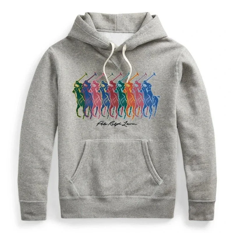 Polo Ralph Lauren Polo Ralph Lauren Big Pony Graphic Hoodie L048 Grey Grey - 1