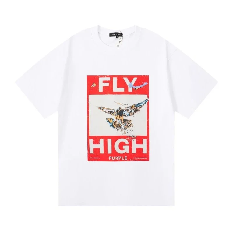 Purple Brand Purple Brand P001 Fly High White T-Shirt White - 1
