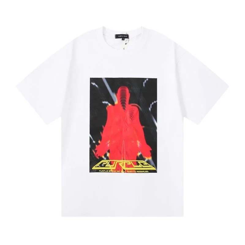 Purple Brand Purple Brand P001 Circle White T-Shirt White - 1