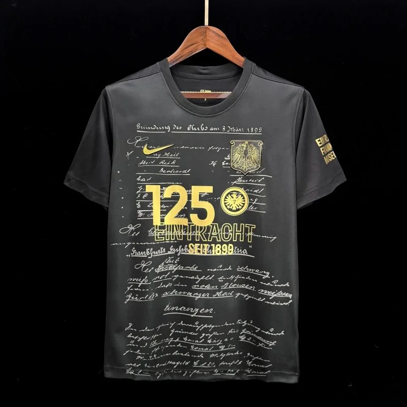 Nike Nike 125 Eintracht Frankfurt T-Shirt Black Gold Black - 1