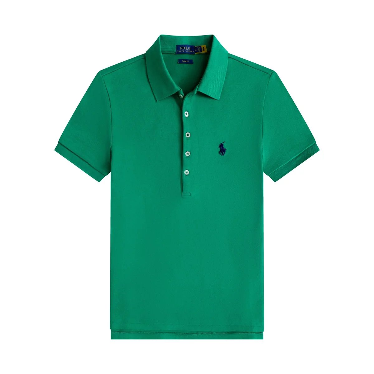 Polo Ralph Lauren Polo Ralph Lauren Classic Logo Slim Fit Polo Shirt Green Green - 1