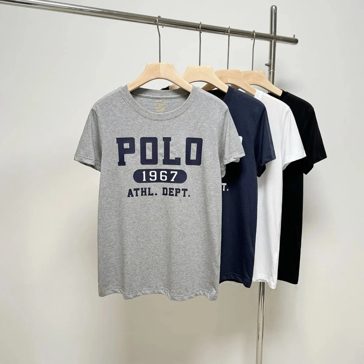 Polo Ralph Lauren Polo Ralph Lauren Classic Logo POLO 1967 ATHL. DEPT. T-Shirt Grey - 1