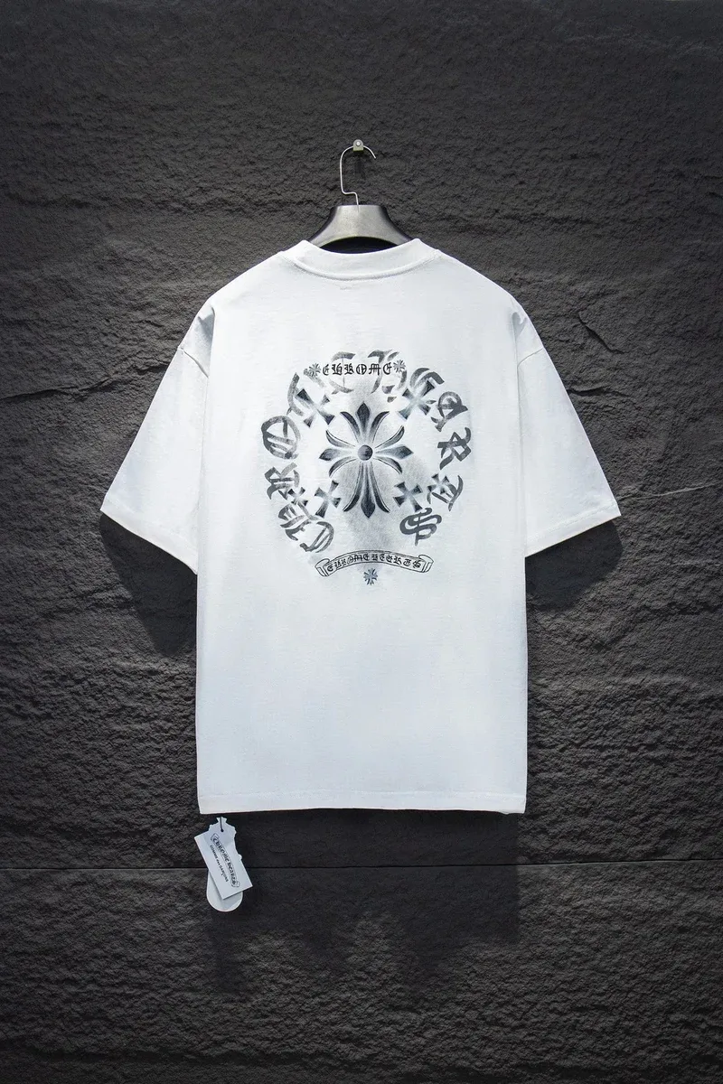 Chrome Hearts Chrome Hearts Flower Cross White T-Shirt White - 1