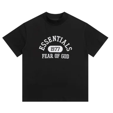 Essentials Black Essentials 1977 Fear of God T-Shirt Black - 1