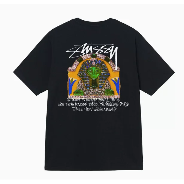 Stussy Stussy Egyptian Icon Black T-Shirt Black - 1