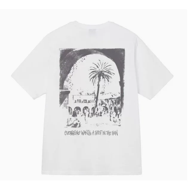 Other White Everyone Wants a Spot in the Sun T-Shirt White - 1