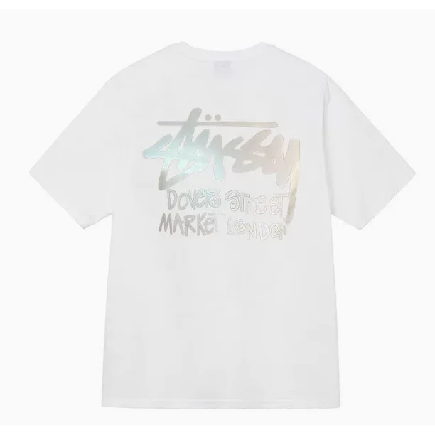 Stussy Stussy Dover Street Market London White T-Shirt White - 1