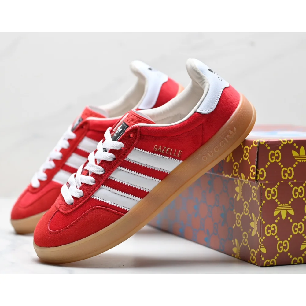 Adidas Adidas Gazelle Red/White Gum Sneakers Red - 1