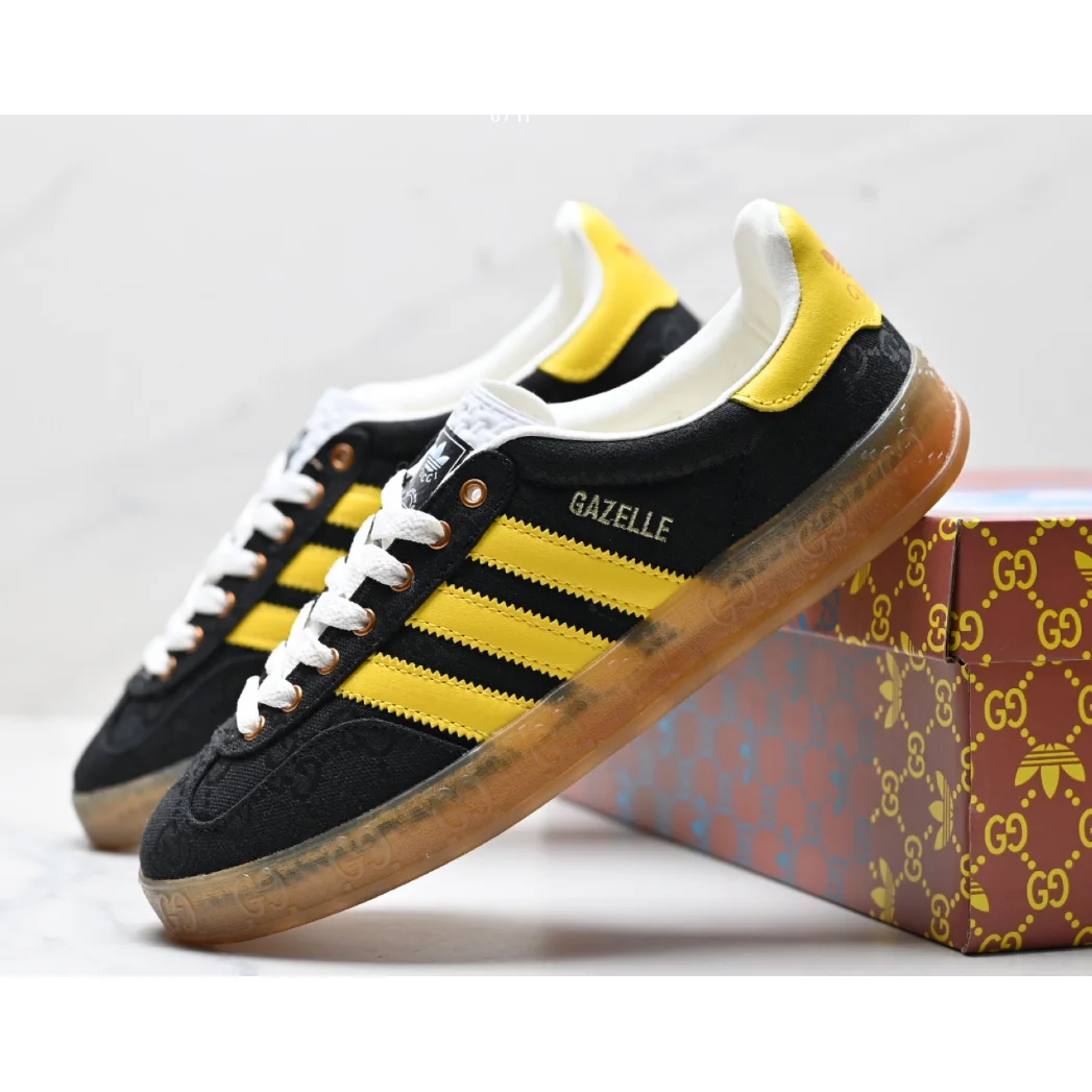Adidas Adidas Gazelle Black/Yellow Sneakers Black - 1