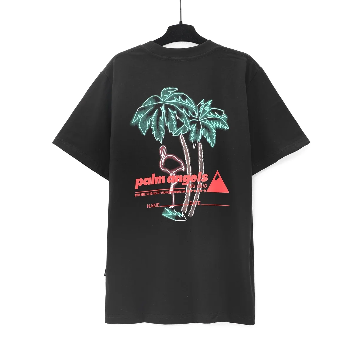 Palm Angels Palm Angels Palm Track T-Shirt 2235 Black Black - 1