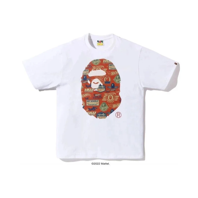 A Bathing Ape BAPE BAPE STA White Hot Wheels Print T-Shirt White - 1