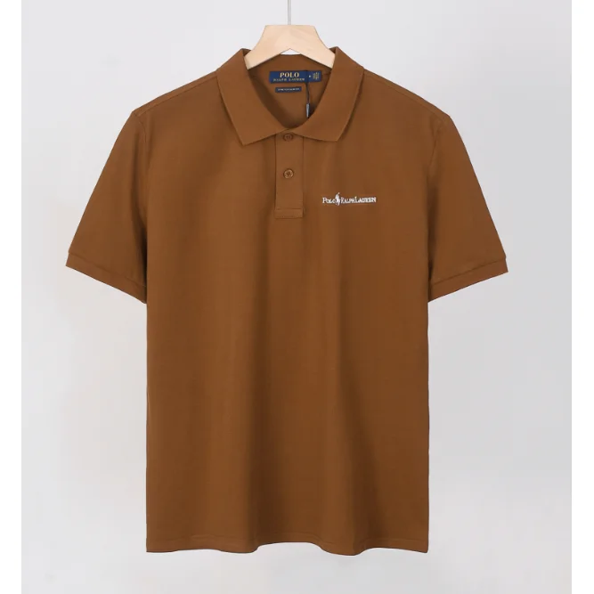 Polo Ralph Lauren Polo Ralph Lauren Classic Logo Polo Shirt Brown Brown - 1