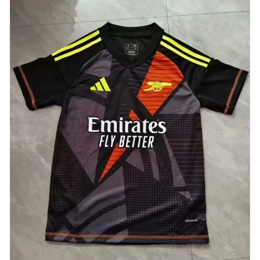 Adidas Adidas Arsenal Away Jersey Black Yellow Red Soccer Shirt Black - 1