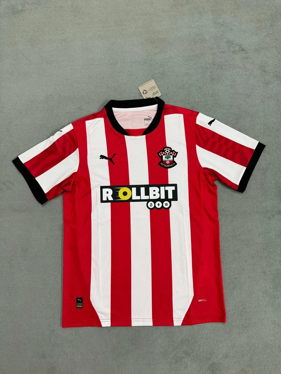 Puma Southampton FC Home Jersey Red/White Striped