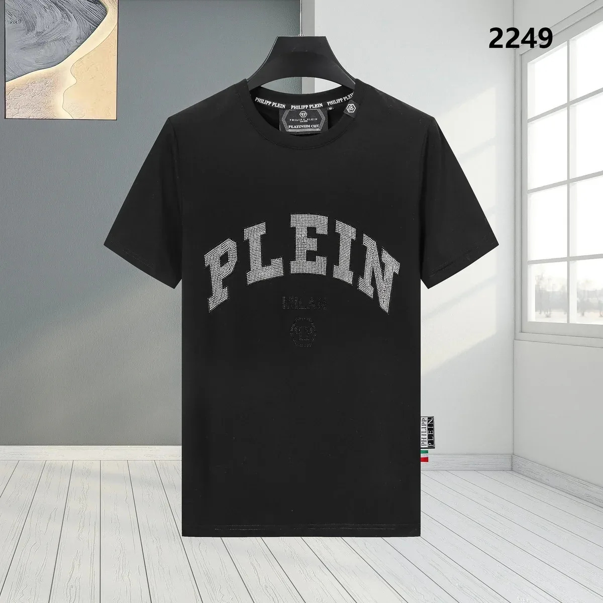 Philipp Plein Philipp Plein Black PLEIN Logo T-Shirt Black - 1