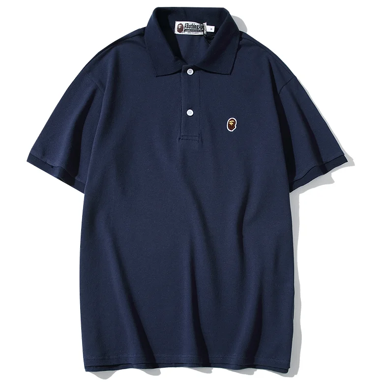 A Bathing Ape A Bathing Ape BAPE STA Navy Polo Shirt Navy - 1