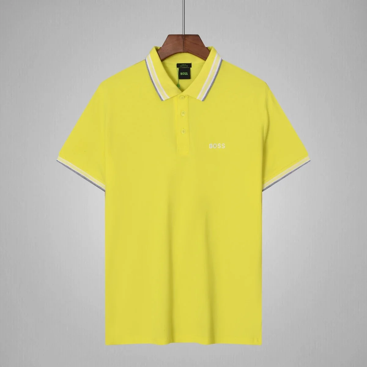 Hugo Boss HUGO BOSS Bright Yellow Polo Shirt Yellow - 1