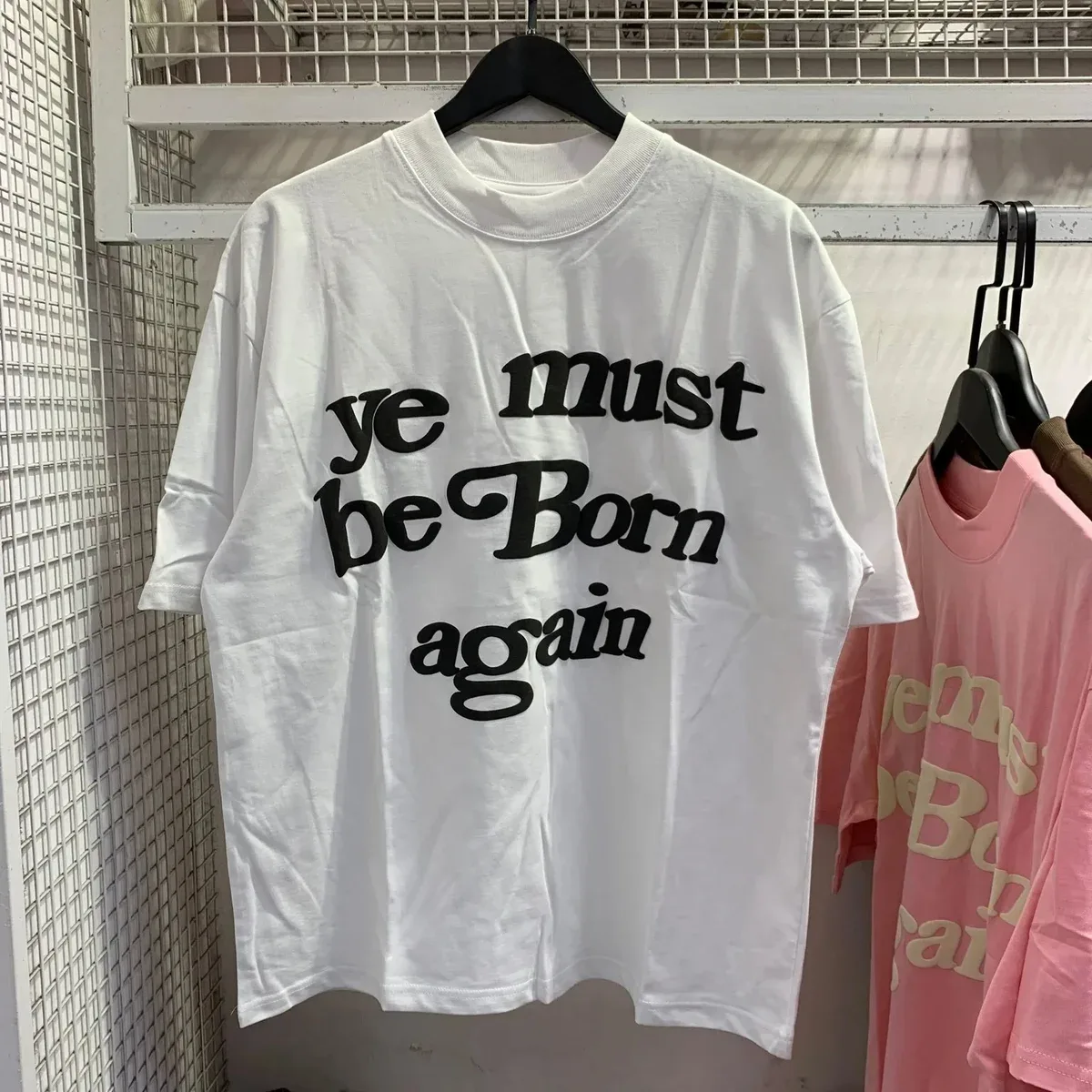 Other White 'Ye Must Be Born Again' T-Shirt White - 1