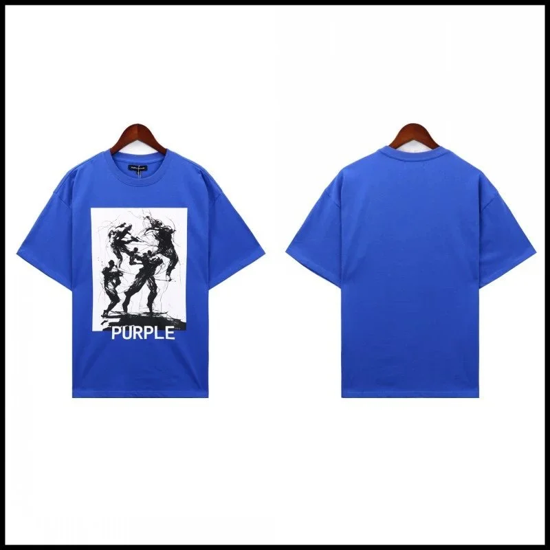 Other Purple Brand T-Shirt Blue Solid Blue - 1