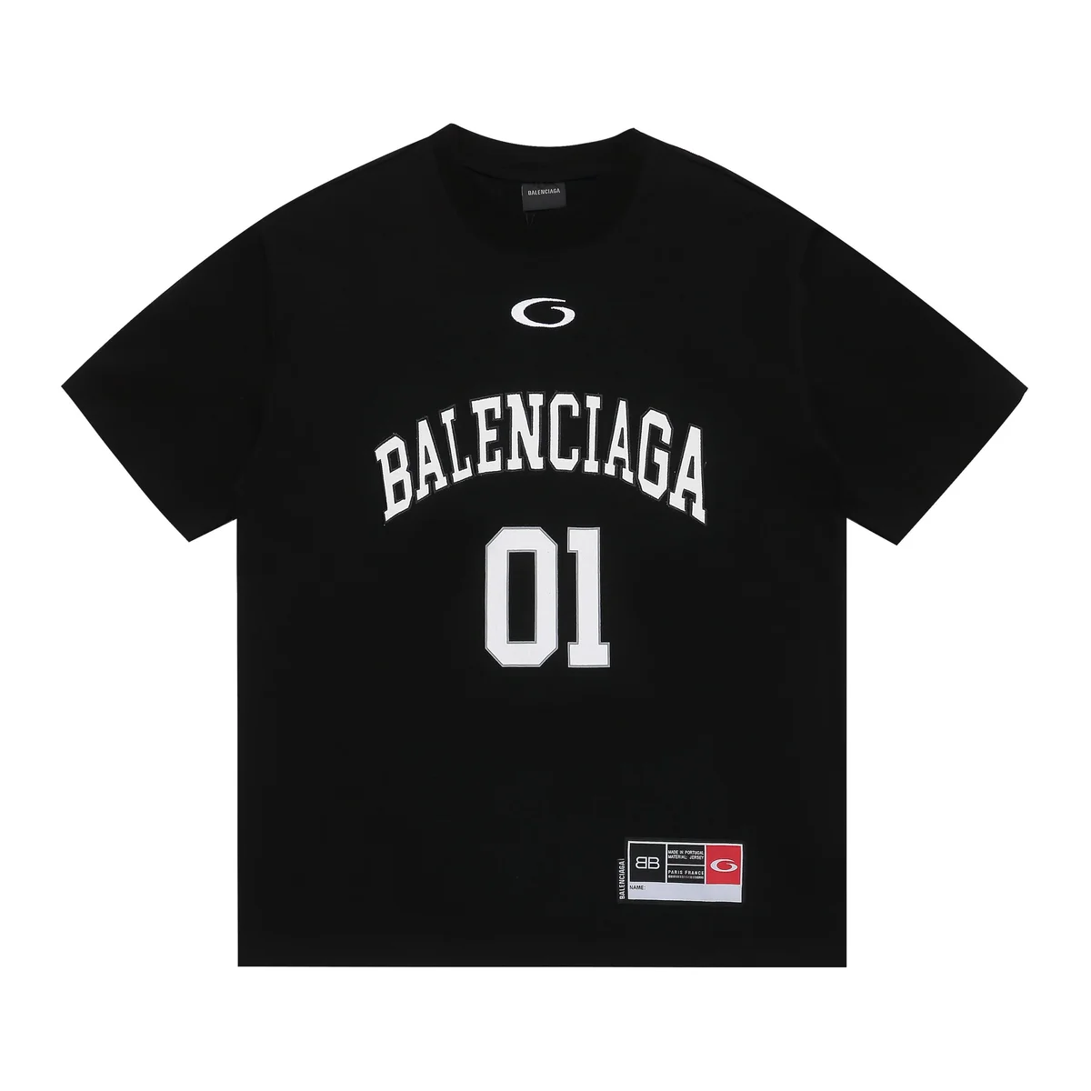 Balenciaga Balenciaga '01' Black T-Shirt Black - 1