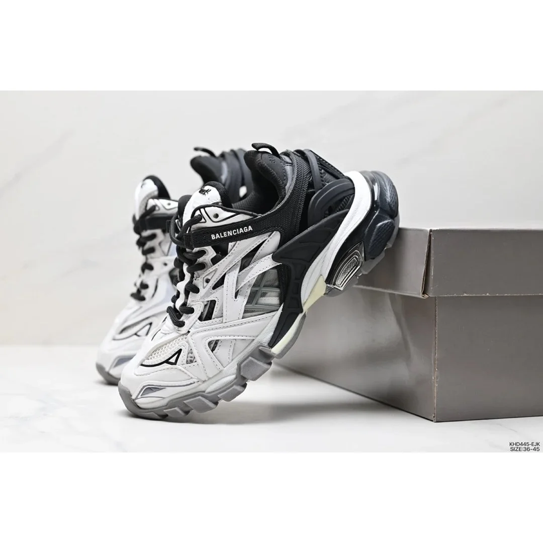 Balenciaga Balenciaga Track.3 Triple White Sneakers White - 1