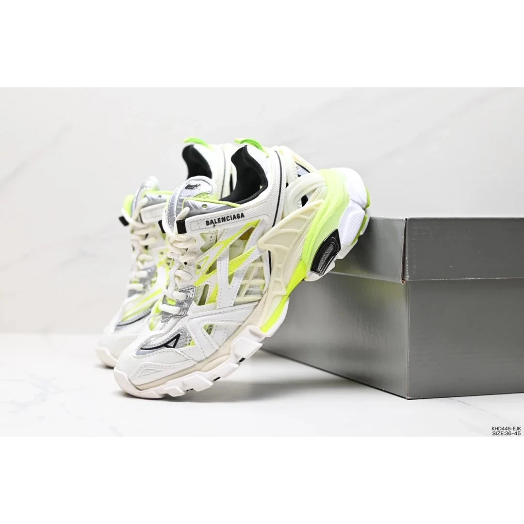 Balenciaga Balenciaga Track BA White/Neon Green Sneakers White - 1