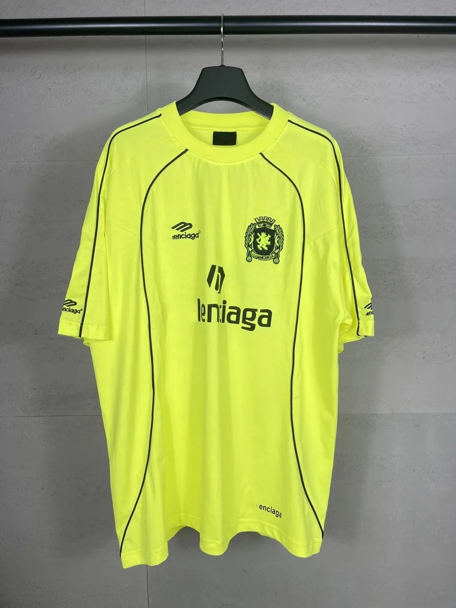 Balenciaga Balenciaga Fluorescent Yellow Enciaga T-Shirt Yellow - 1