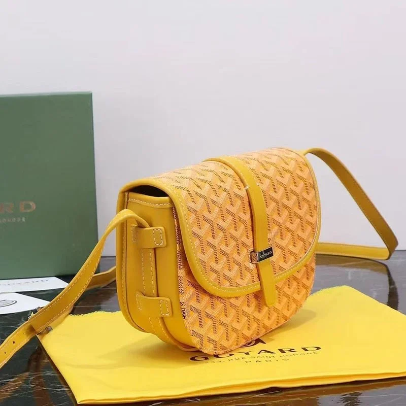 Goyard Goyard Monogram Goyardine Yellow Satchel Bag Yellow - 1