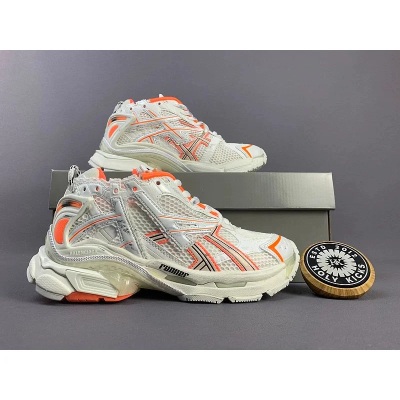 Balenciaga Balenciaga Runner Pumper White/Orange Sneakers White - 1