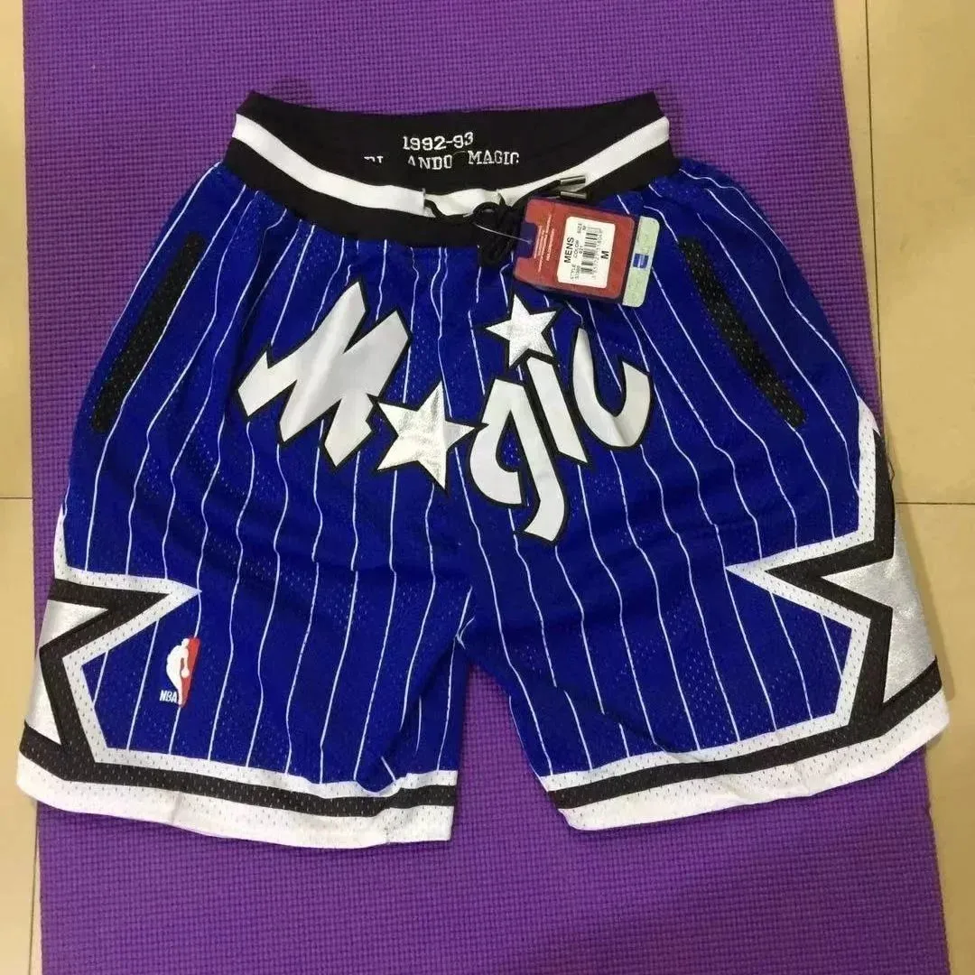 Other Orlando Magic Blue Striped Basketball Shorts Blue - 1