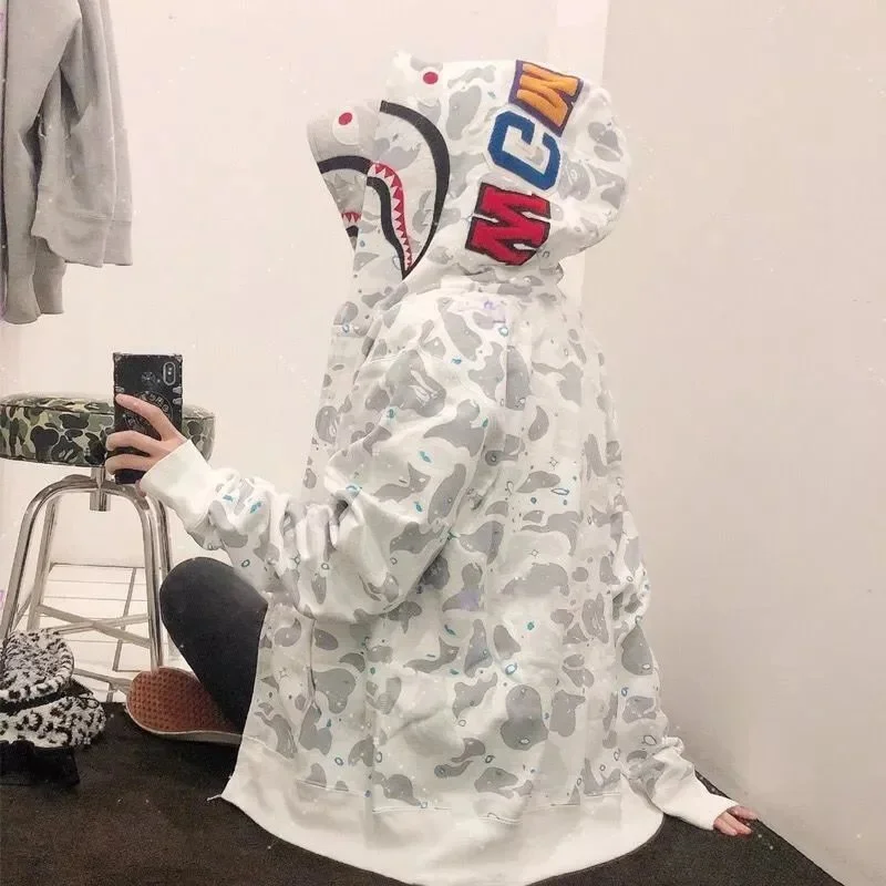 A Bathing Ape A Bathing Ape BAPE STA ABC Camo White Hoodie White - 1