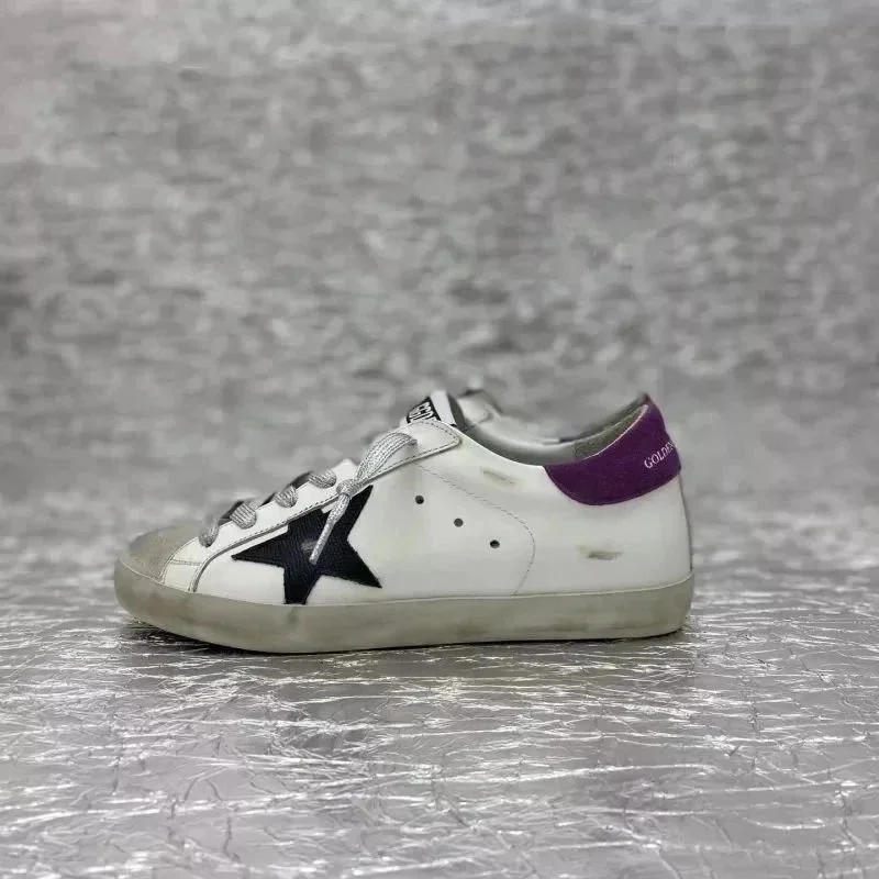 Golden Goose Golden Goose Super-Star White/Purple Sneakers White - 1
