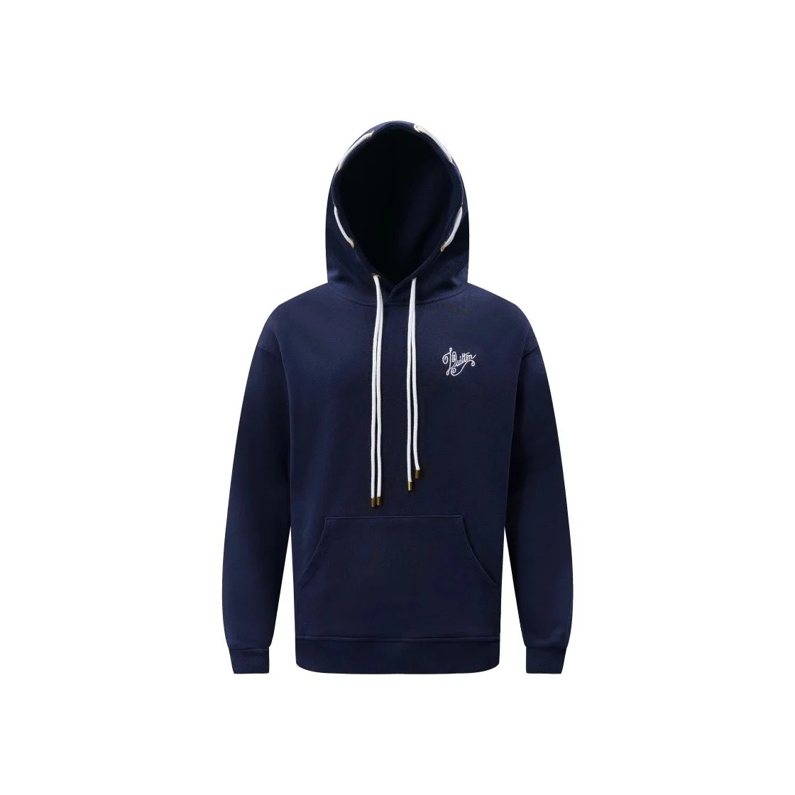 Other Unisex Navy Blue Hoodie with Embroidered Logo Navy - 1