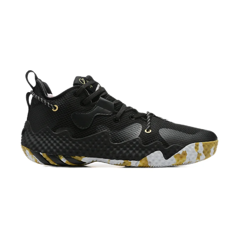 Other Black & Gold Camo Basketball Sneakers Black - 1