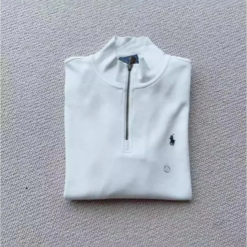 Polo Ralph Lauren Polo Ralph Lauren Classic Logo White Half-Zip Sweater White - 1