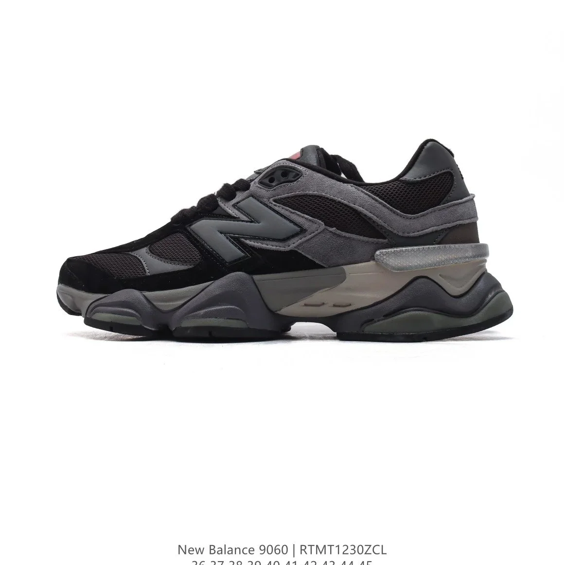 New Balance New Balance 9060 Triple Black Sneakers Black - 1