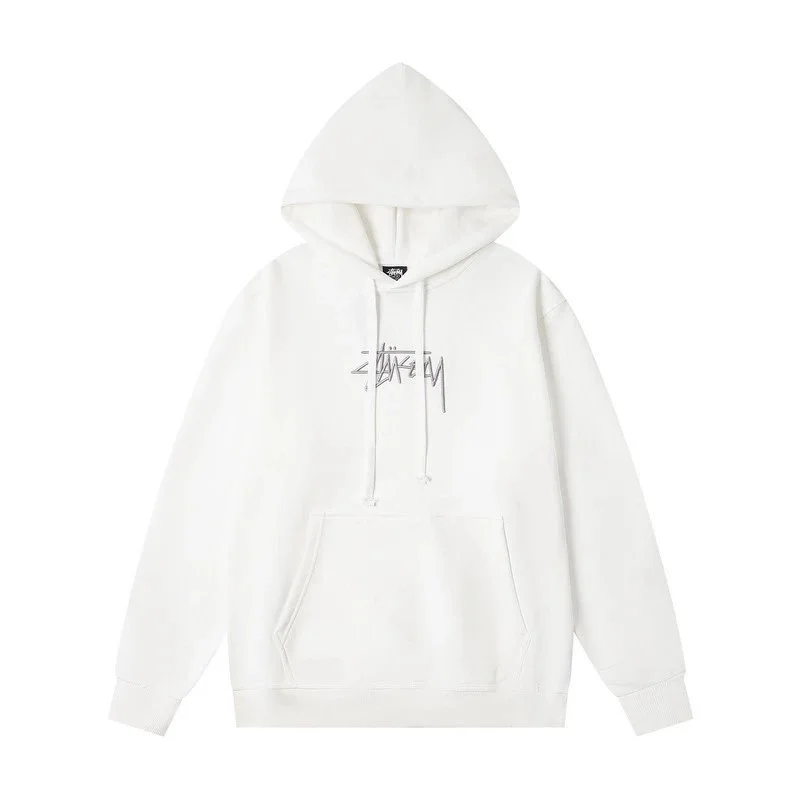 Stussy Stussy Stock Logo White Hoodie White - 1