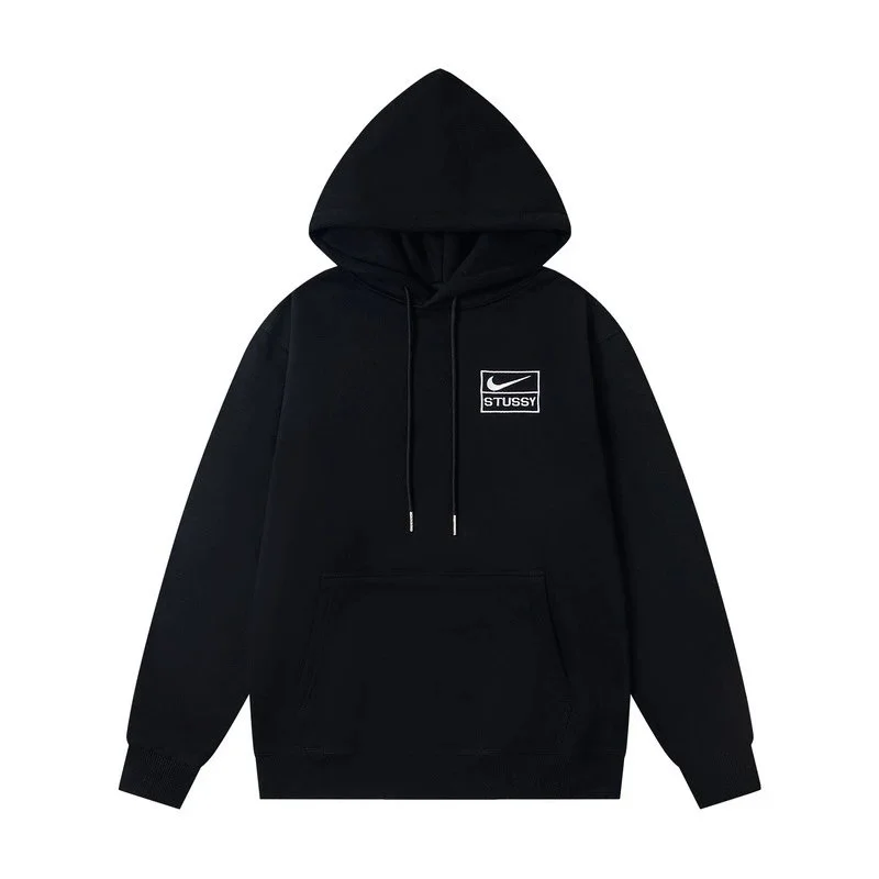 Stussy Stussy Nike Hoodie Black 'Xing 8905 Black' Sweatshirt Black - 1