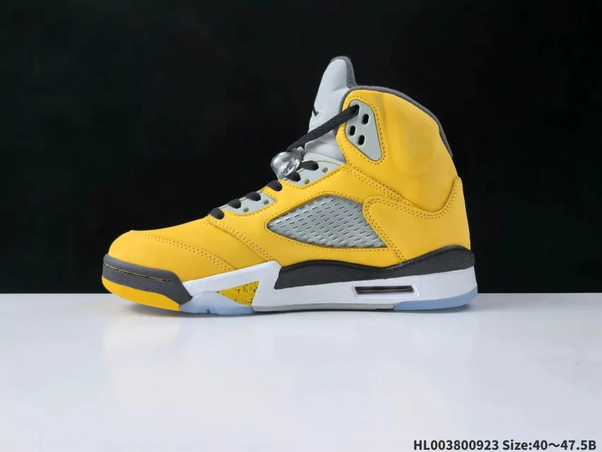 Jordan Nike Air Jordan 5 Bright Citron Sneakers Yellow - 1